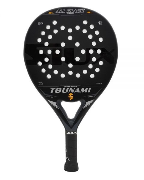 SIUX TSUNAMI ALL BLACK padelracket SIUX TSUNAMI ALL BLACK padelracket
