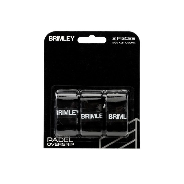 Brimley Overgrips Zwart (3 pcs)-2 Brimley Overgrips Zwart