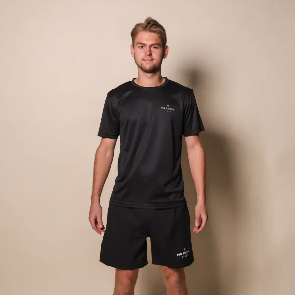 Mr Padel Competition Padelshirt - Zwart