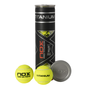 NOX Pro Titanium 4 st. padelballen