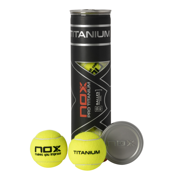 NOX Pro Titanium 4 st. padelballen
