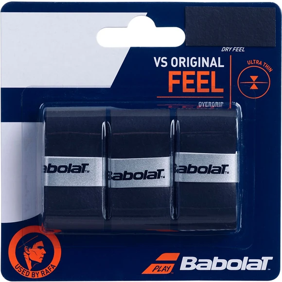 Babolat VS original X3 zwart overgrip Babolat VS original X3 zwart overgrip