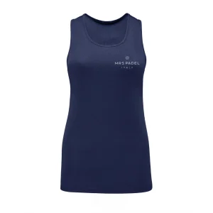 Mrs Padel - Singlet voor dames - Marineblauw