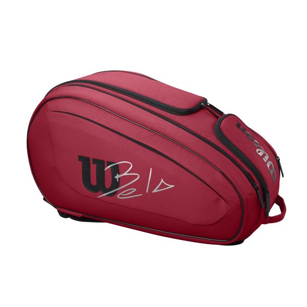 Wilson Bela DNA Super Tour Padel Bag – Rood Wilson Bela DNA Super Tour Padel Bag - Rood