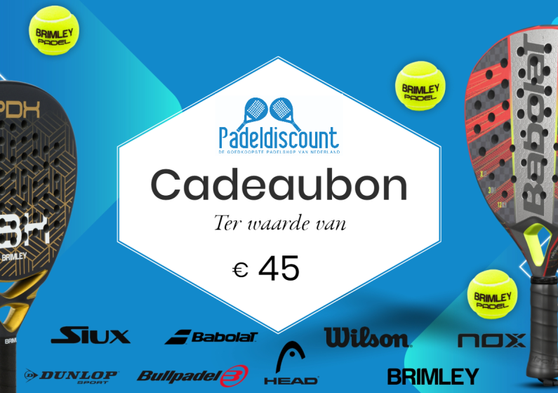Padeldiscount cadeaubon