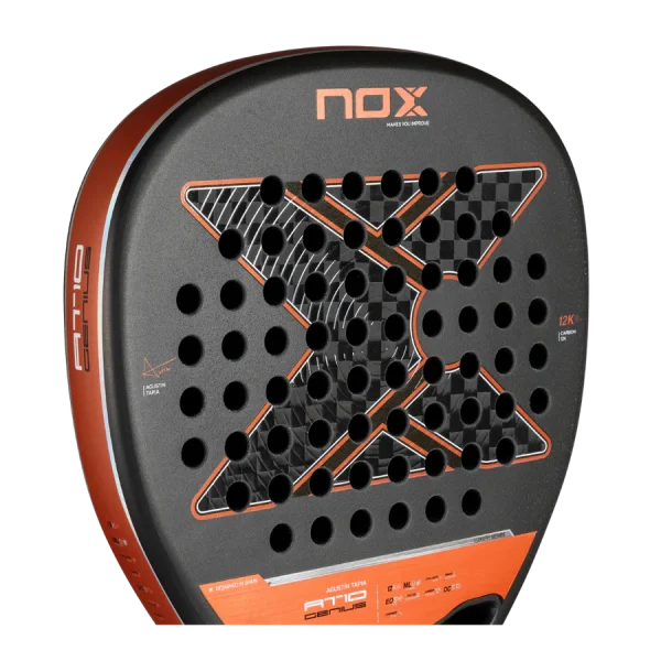 NOX AT10 Genius Attack 12K By Agustín Tapia 2025 padelracket