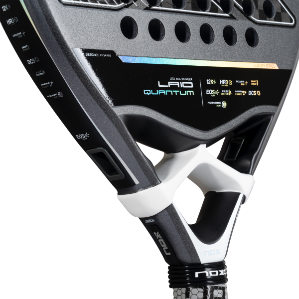 NOX LA10 Quantum 12K By Leo Augsburger padelracket