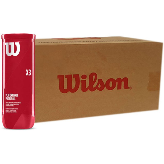 Wilson X3 Padelballen Doos 24 x 3st Wilson X3 Padelballen Doos 24 x 3st