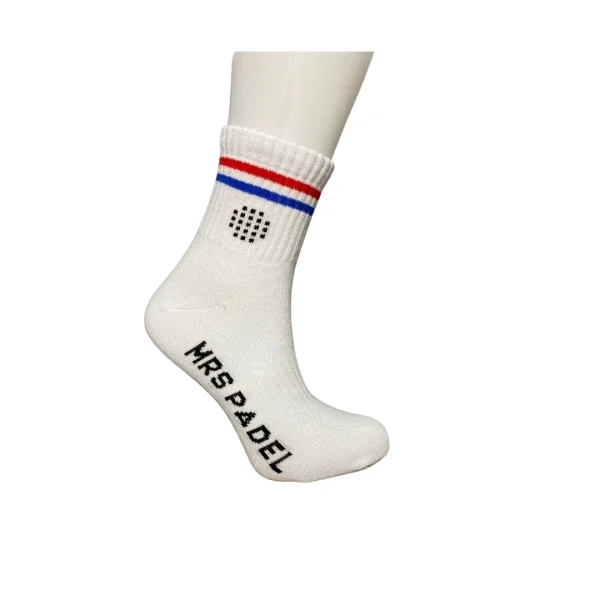 Mrs Padel Holland - Witte Sportsokken