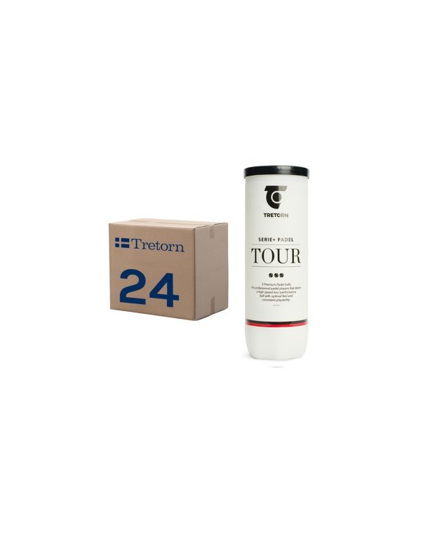 Tretorn Serie+ Padel Tour Padelballen Doos 24 x 3st Tretorn Serie+ Padel Tour Padelballen Doos 24 x 3st