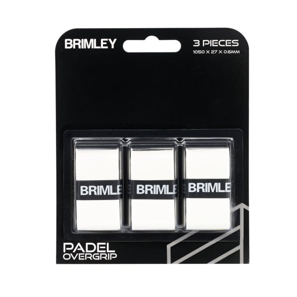 Brimley Overgrips Wit 3st Brimley Overgrips Wit 3st